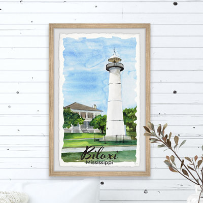 «Biloxi Mississippi» par Eyre Tarney - Cadre photo, impressions sur papier