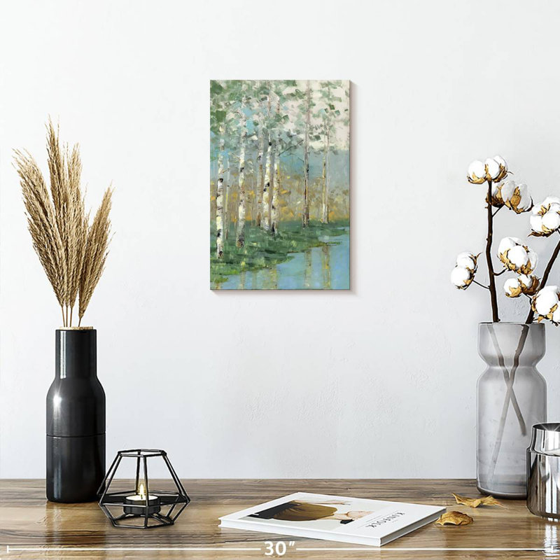 Harnek Birch Reflections I, 12" H x 8" W