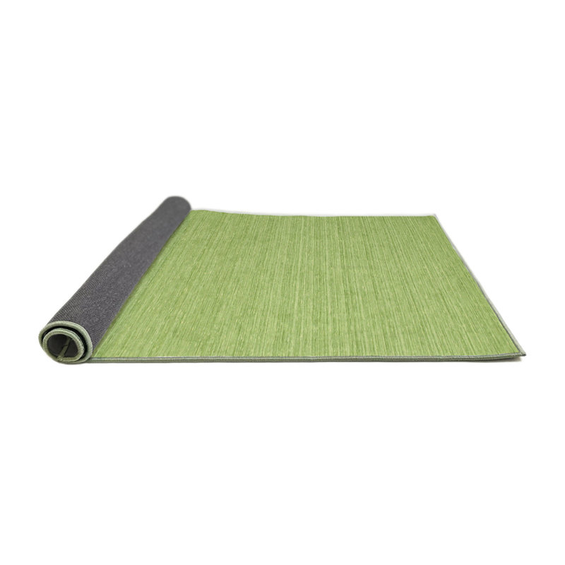 Tapis de zone vert contemporaine, Rond 5 pi