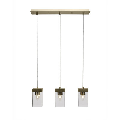 Nouvelle 3 Light Cord Hung Cluster Pendalier