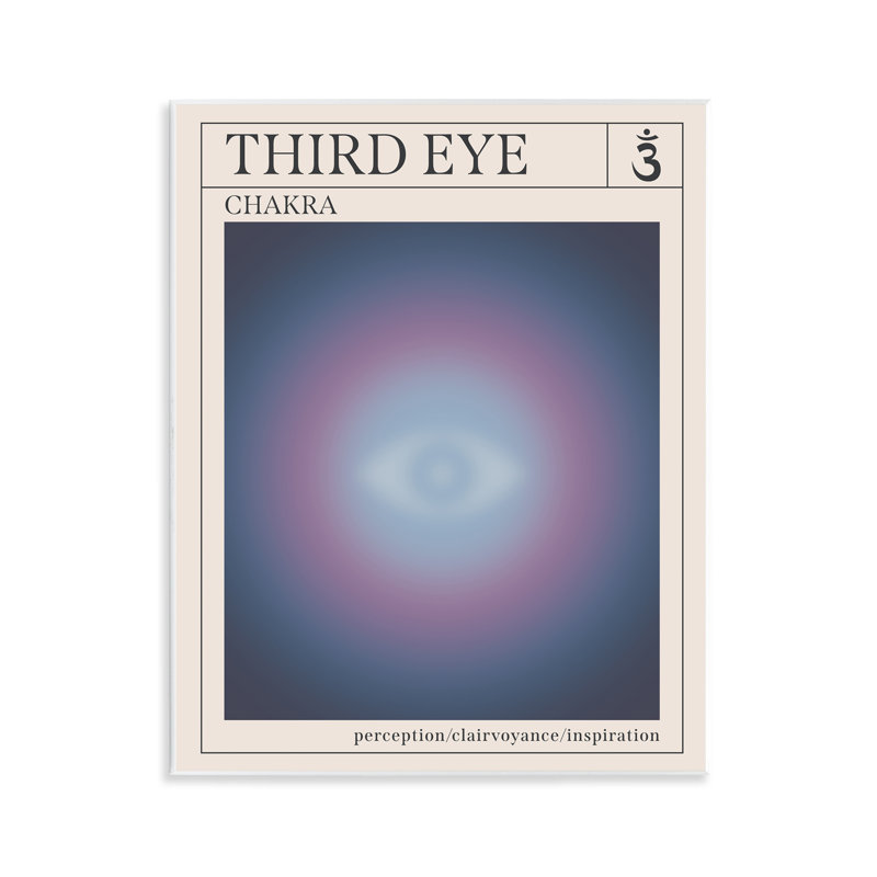 «Three Eye Chakra Meditation», art mural par Wild Apple Portfolio