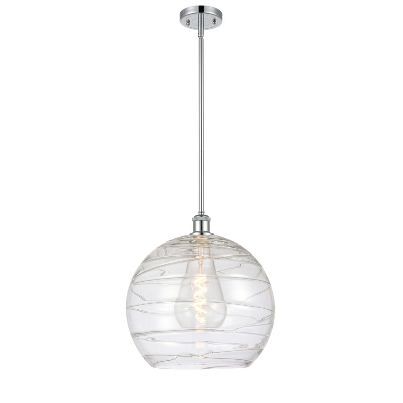 Cindi 1 - Light Single Pendant, No, Polished Chrome, Clear
