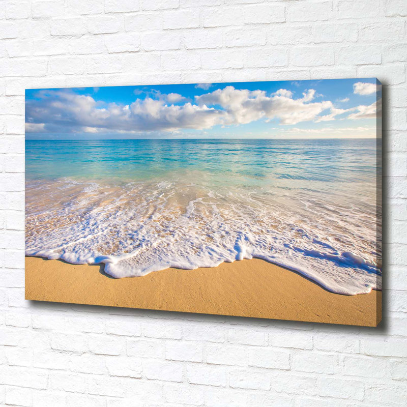 Hawaiian Beach - Wrapped Canvas Print