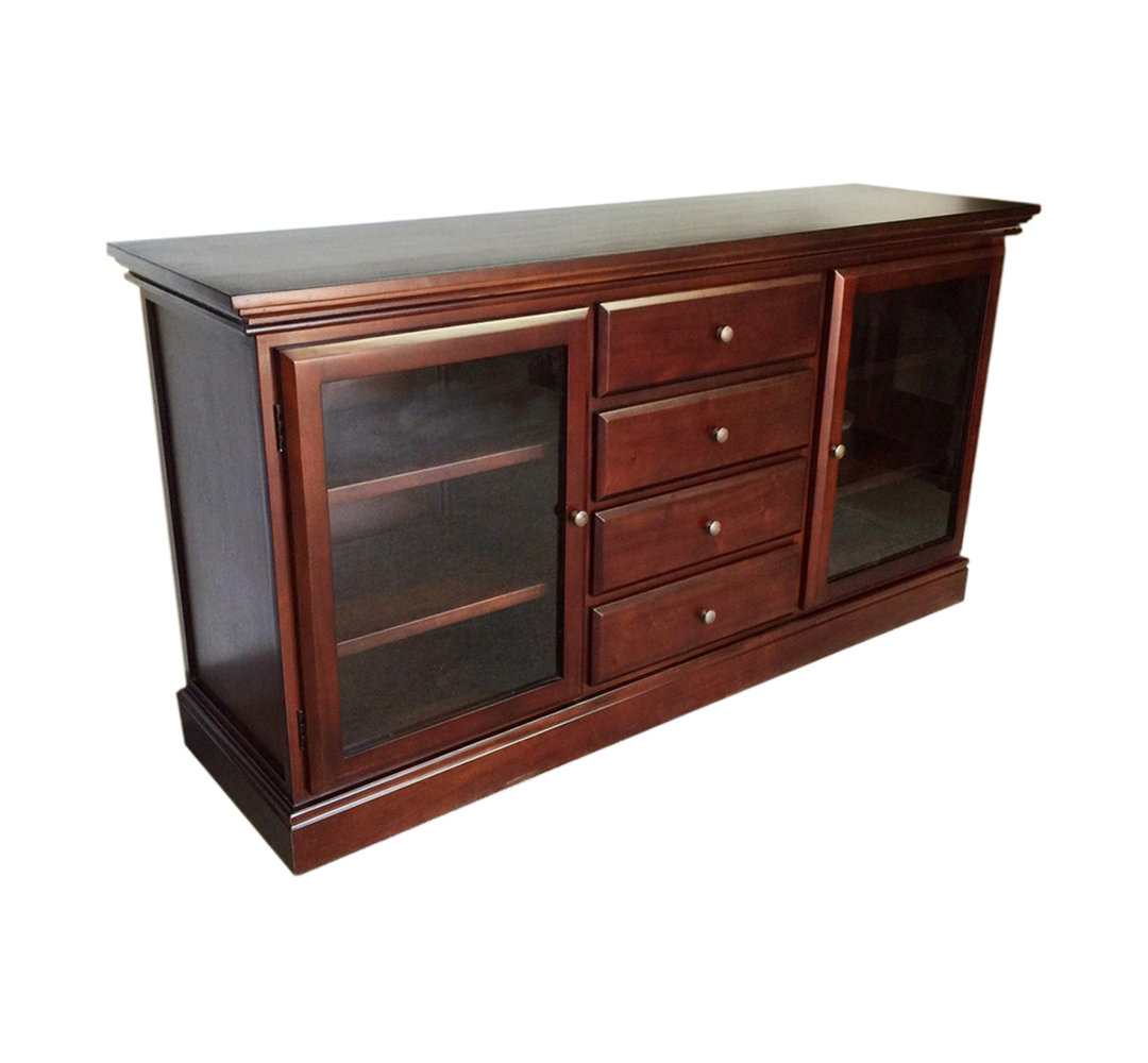 Gardner Solid Wood TV Stand for TVs up to 75" Canora Grey