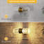 Veilleuse à DEL, veilleuses à intensité variable à brancher au mur, paquet de 2 veilleuse à DEL à luminosité réglable 0-100LM