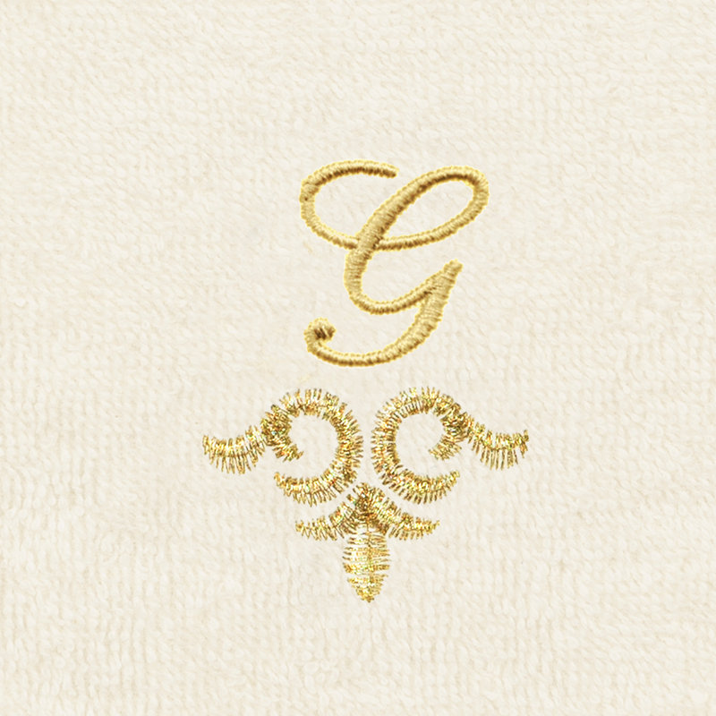 Ensemble de serviettes 100% lin Linica, G, Paquet de 2 débarbouillettes, Crème