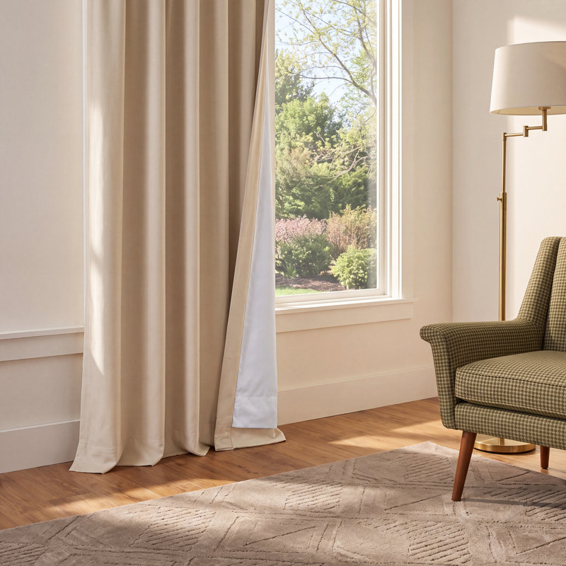Loria Plush Velvet 100% Blackout Curtains For Bedroom, Living Room - Single Panel, 50" W x 96" L, Sea Garden Teal
