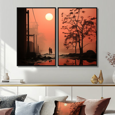 «Poluction Industrial Landscape - Large Factories», impressions sur toile