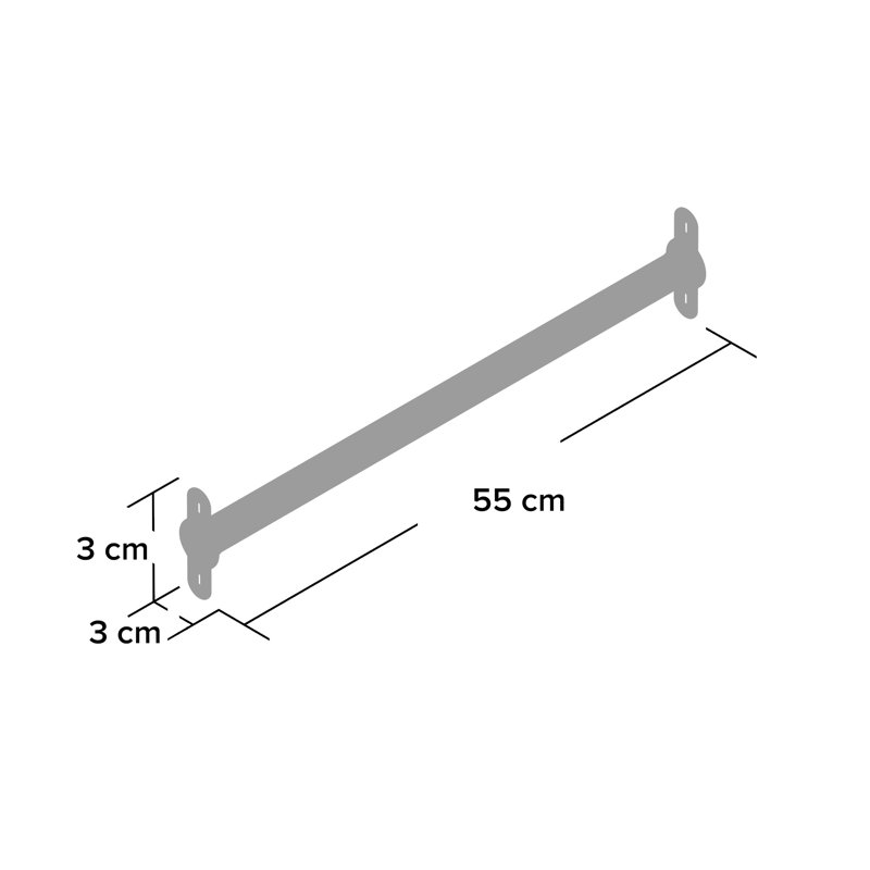 Aura Metal Closet Rod