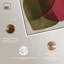 Impression sur toile «Overlaps Forms III» par Art Remedy, cadre blanc, 30 x 45-1765664374-1765664361