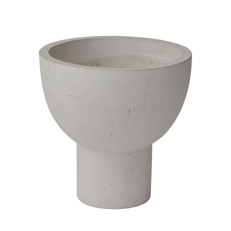 Pot de fleurs urne en céramique, H 16 po x l 15,75 po x P 15,75 po
