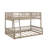 Full XL Over Queen Bunk Bed With Guardrails And Ladder-1610089855
