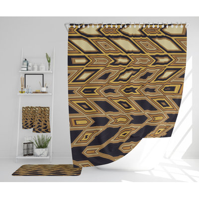 Neeta Polyester Shower Curtain Set