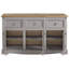 Buffet en bois de pin massif à 3 tiroirs Corona-1271420558-1313741343