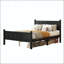 Twin Size Flat Panel Bed with Shaker and Farmhouse Style Design-866313263-866313232