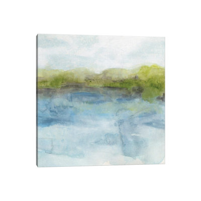 Watermark Shoreline II by June Erica Vess - Wrapped Canvas Painting