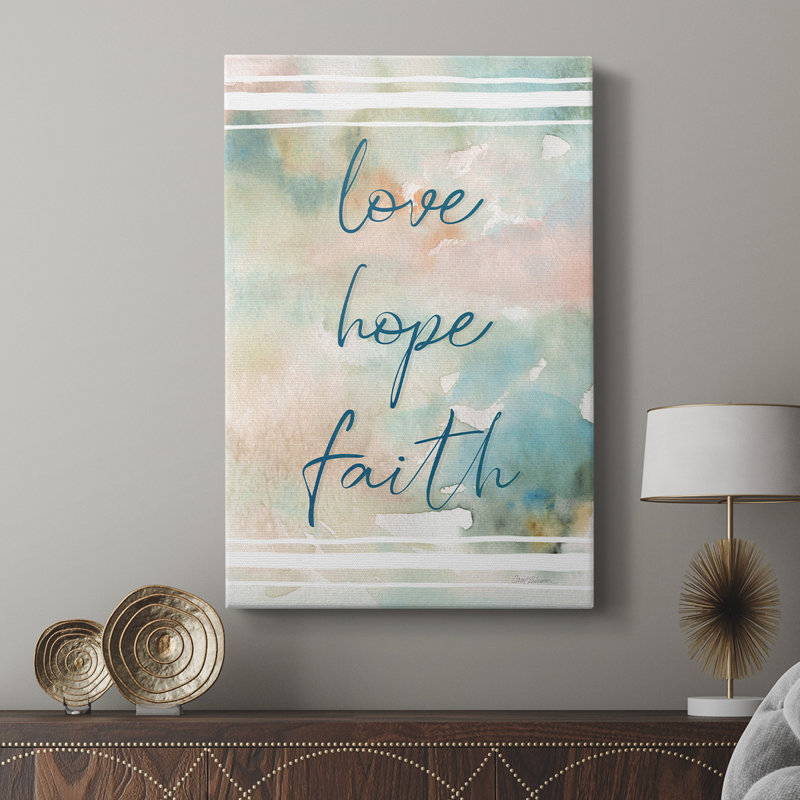 Love Faith Hope - galerie sur mesure, H 60 po x l 40 po