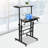 Height Adjustable Rectangle Standing Desk with USB Interfaces And US Standard Sockets-1276230397