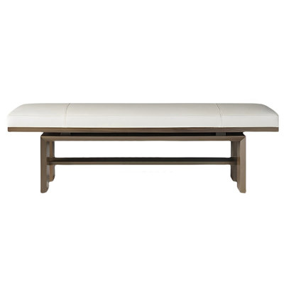 Solid Wood Shoe Bench Bedroom Bed Stool Faux Leather Upholstered Bench