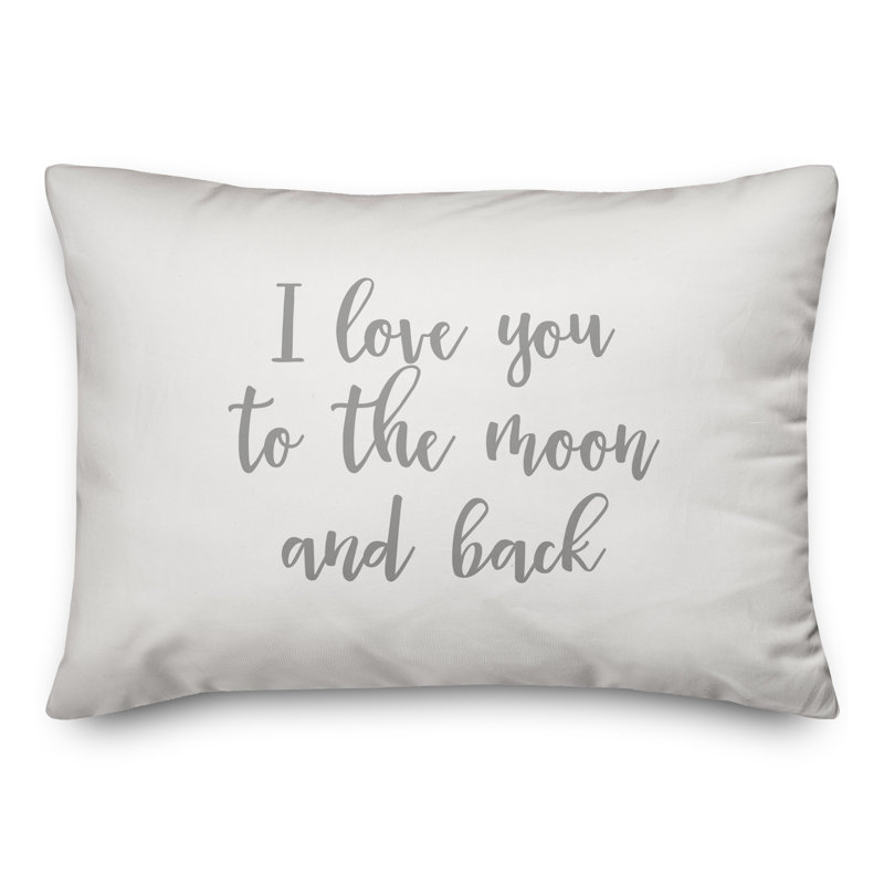  Housse de coussin rectangulaire et insert, Gris / blanc