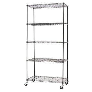 Trinity 14 in. D x 14 in. W x 1 in. H Bronze Steel Wire Closet Organizer Shelves with Bamboo Liners (2-Pack)