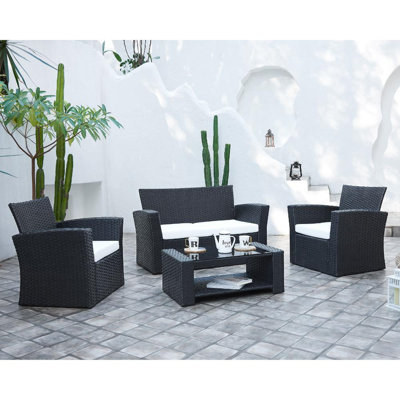 Katz 4 Seater Rattan Sofa Set