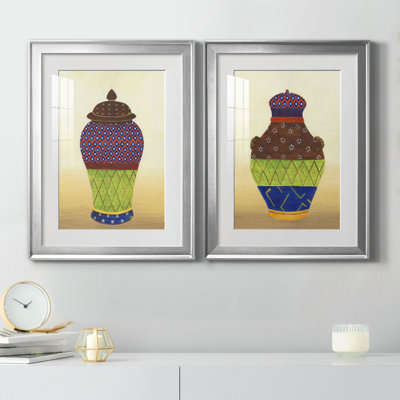 «Marrakech Urn I», ensemble de 2 reproductions d'art
