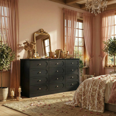 12-Drawer Desser With Elegent Design