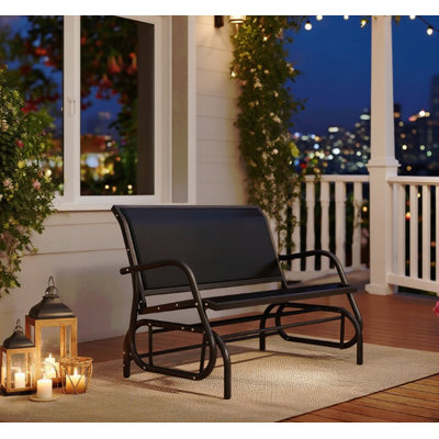 Banc oscillant à double assise et chaise berçante