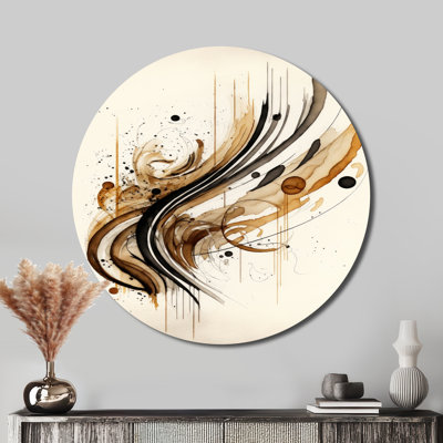 Coltura - Abstract Round Metal Art