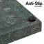 Plateau de comptoir de salle de bain rectangulaire minimaliste en marbre 12 po x 6 po Luxe Stone-1618904400