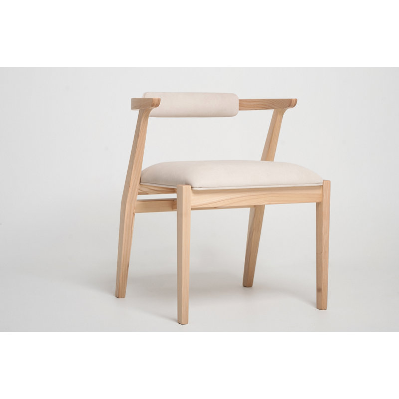 Ellis Dining Chair, Matte Ash, Beige