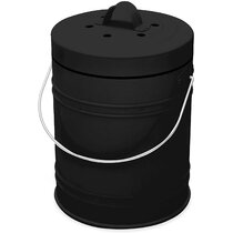 RSVP International Charcoal Compost Bin Filter 2-Piece Set Helps Keep  Kitchen Smelling Fresh, Replacement - 1 Gallon Bin/Pail
