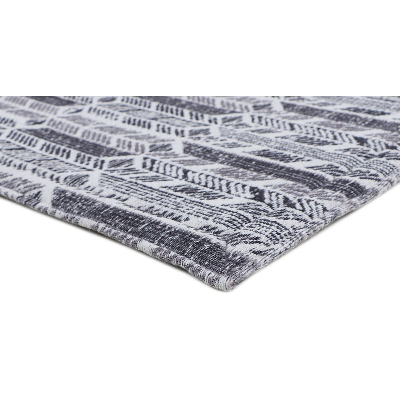 Geometric Polyester Anti-Fatigue Kitchen Mat