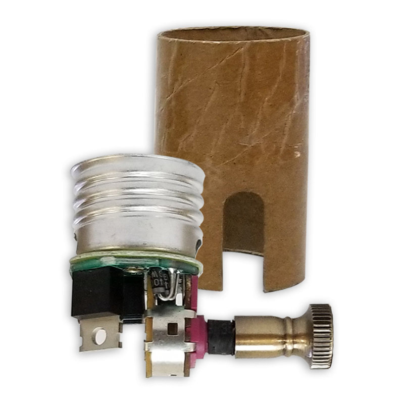 Gradateur de 150 watts, Laiton antique