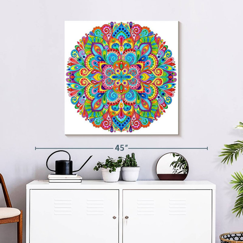 Kerner Hard Candy Mandala, 30" H x 30" W