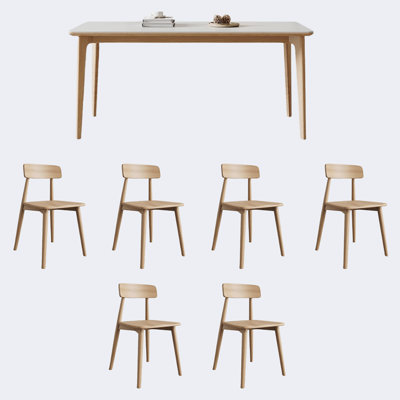 Combinaison de table et de chaises en crème Wind Wind Rock