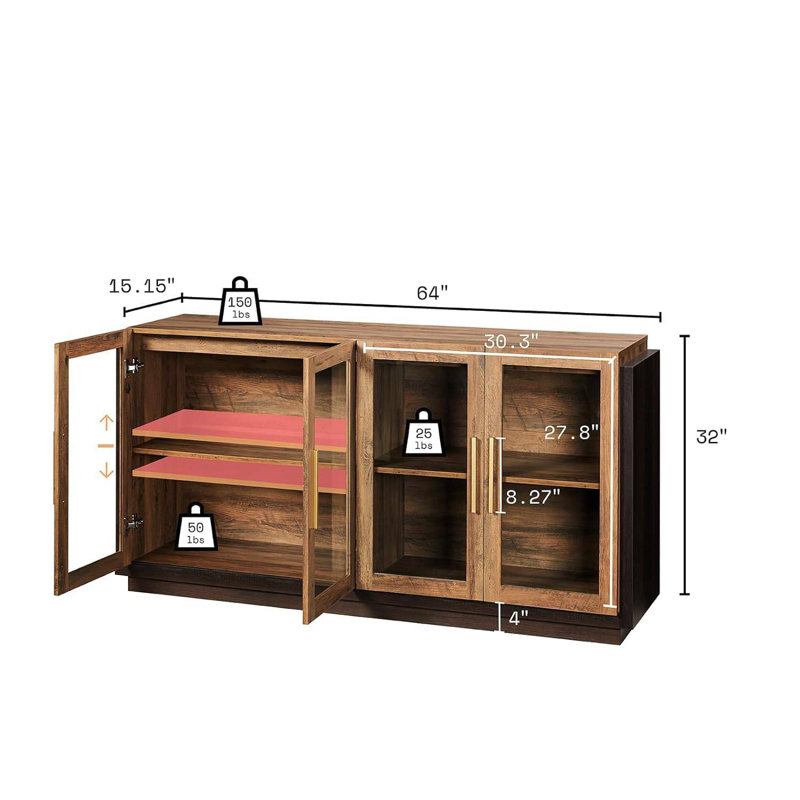 Ainez Unfinished Accent Cabinet