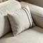 Fauteuil à coussin en polyester avec repose-pieds