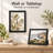 9" Black Picture Frame Set of 4, Fits 6" × 8" Photos for Wall or Tabletop Display