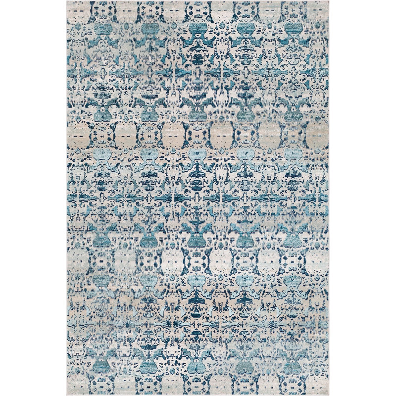 Enderson Ikat Indoor Rug, Rectangle 5' x 8'