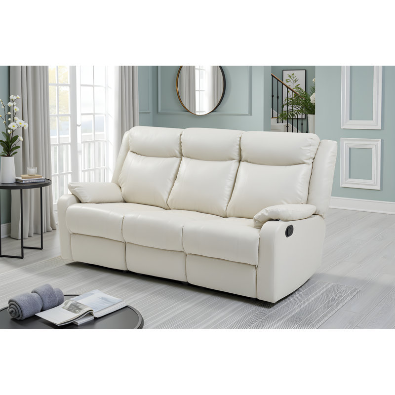 Canapé inclinable Saini, Perle