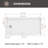 60" W X 30" D Non-slip Shower Base With Drain Assembly, Wider Threshold Design-113276785