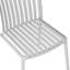 Chaise de salle à manger d'extérieur empilable-1854676830