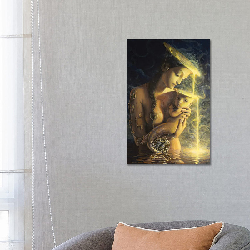 The Fountain II by Adrian Borda - Wrapped Canvas Print, 66.04 cm H x 45.72 cm W
