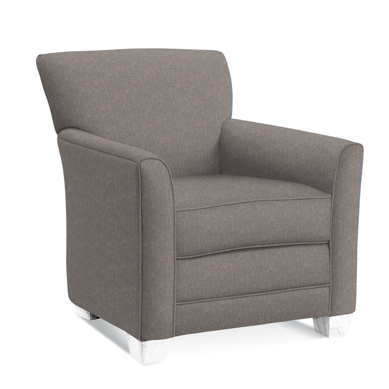 Buckley Armchair, Frost White Finish, Elite Ivory; 0321-91