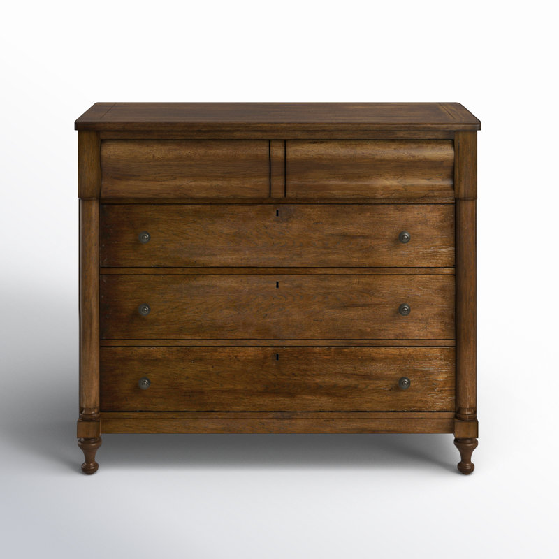 Archivist Five Drawer Bureau, Brown
