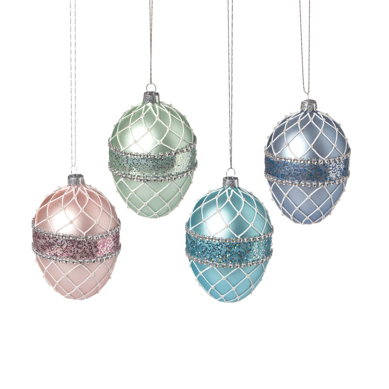 Ornement boule d’oeuf fabergé