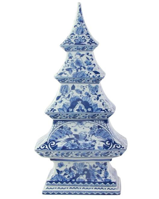 Bird & Floral Porcelain Tree
