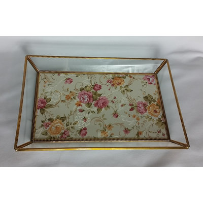Plateau décoratif mandarine Alexandria